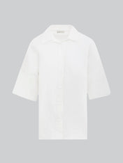 Maxi camicia con inserti in maglia - Eufonia