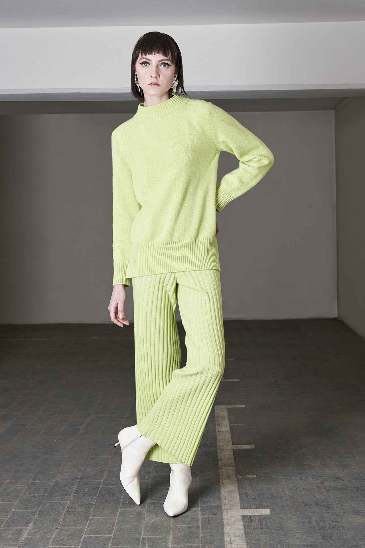 Pantaloni in maglia a coste - Eufonia